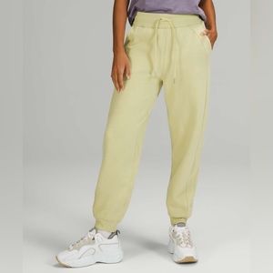 NWT Lululemon Scuba HR Joggers, Light Green, Sz 14
